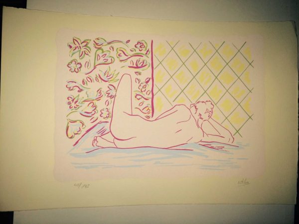 Mujer tumbada