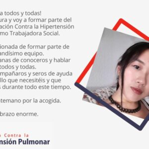 Nueva Incorporación Al Equipo Como Trabajadora Social De La Fundación Contra La Hipertensión Pulmonar